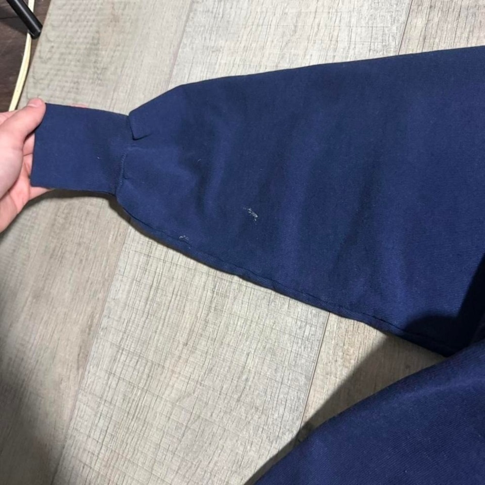Vintage 80s 90s navy blue penn state pullover psu college hoodie - Picture 2 of 8